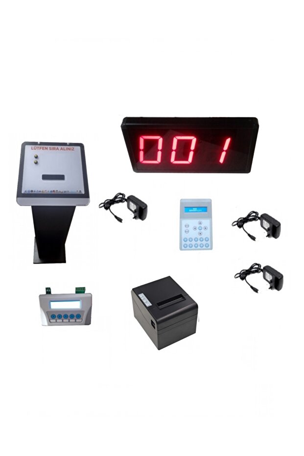 Kablolu Kiosk Ve Printer'lı Lcd Keypad Li Sıramatik (numaratör) S - 1
