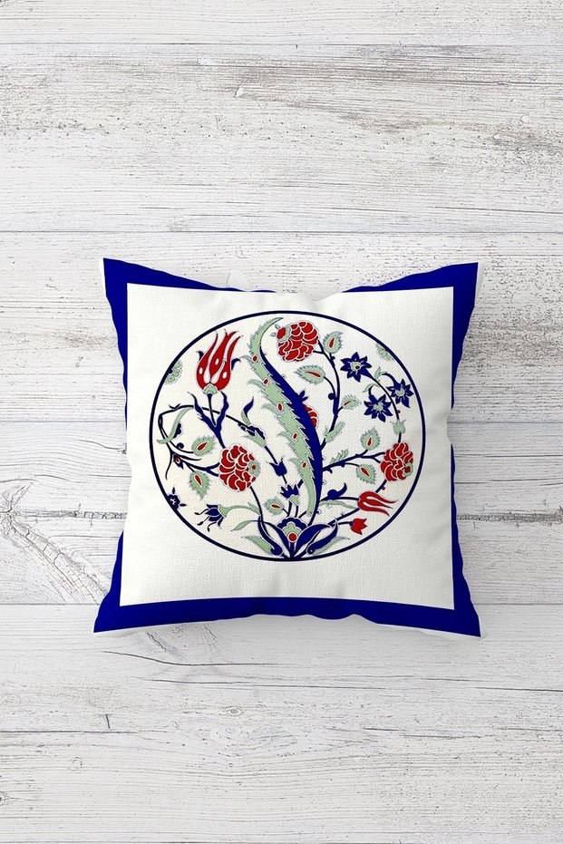 One Side Printed Hidden Zipper Decorative Pillowcase Throw Pillow Case Seat Pillowcase