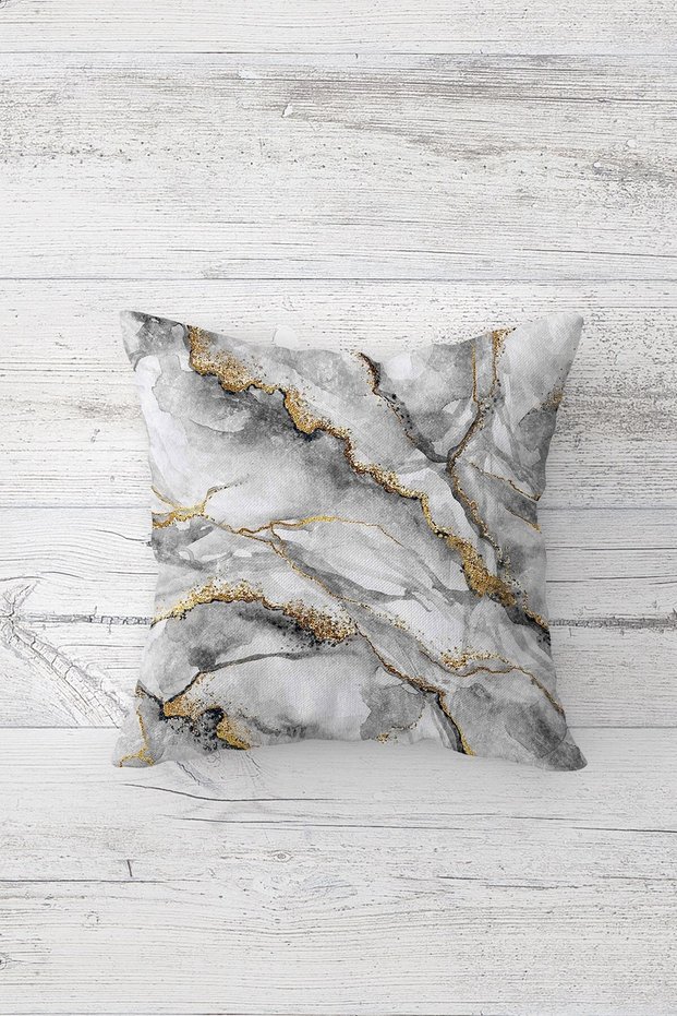 One Side Printed Hidden Zipper Decorative Pillowcase Throw Pillow Case Seat Pillowcase