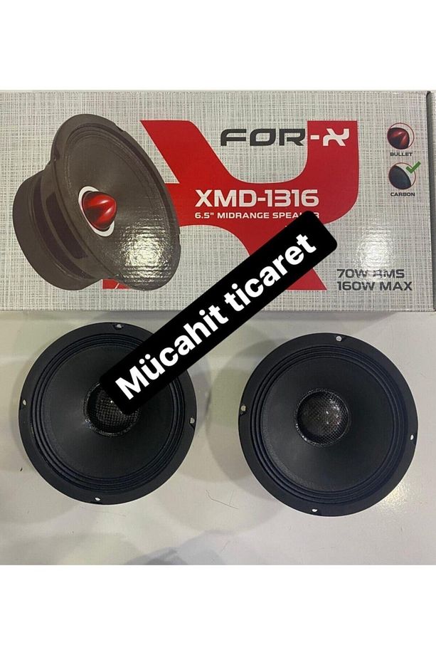 Forx Xmd-1316 16cm Midrange 160wat 70rms Yeni Seri Kapaksız Iki Adet - 2