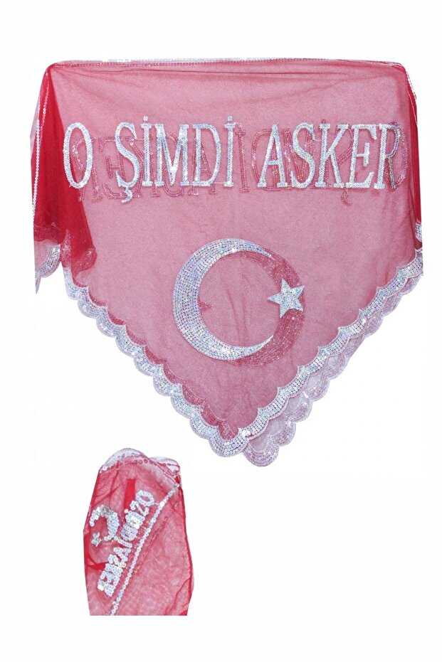 Blush Face Cover for Soldiers Including 1 Piece Gloves