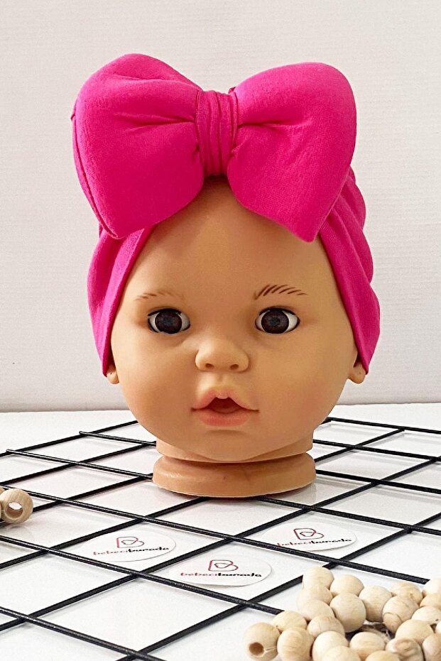 Baby Girl Bow Bonnet 0-12 Months