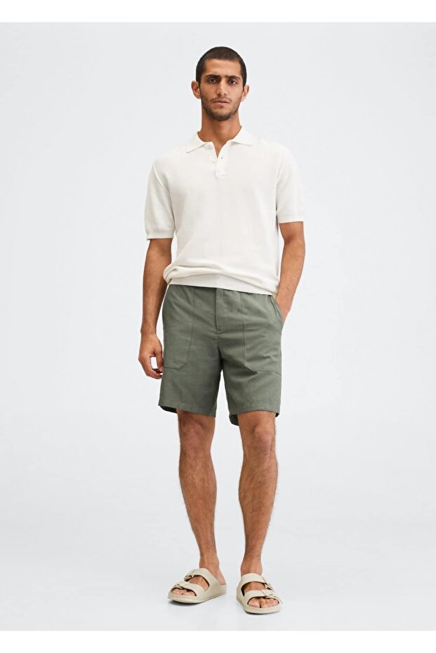Linen Lyocell Shorts - 2