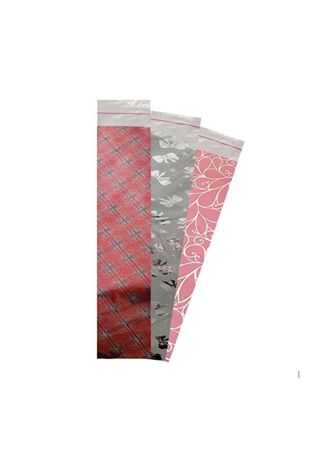 Metalized Bag (100 Pieces) (9* 25 CM) Patterned