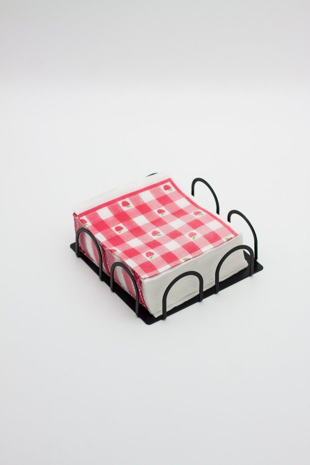 Decorative Napkin Holder, Black Napkin Holder, Metal Napkin Case
