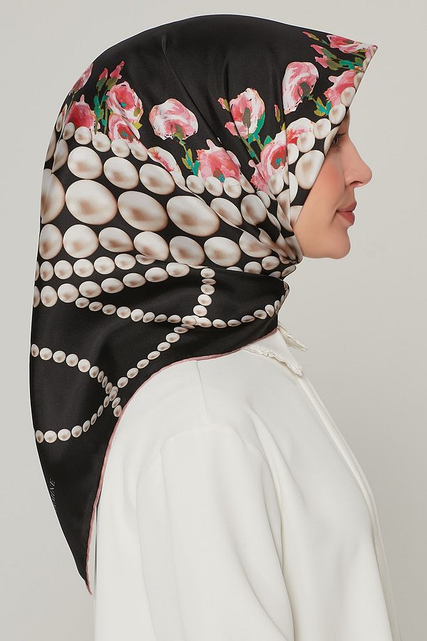 Nostalji Serisi Ipek Twill Eşarp 3885d-31 - 3