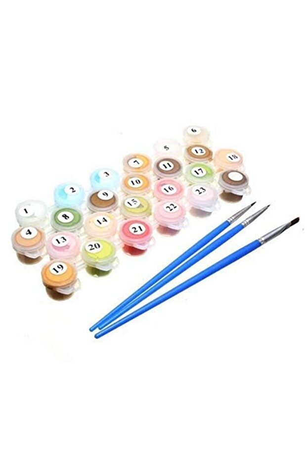 Fırça Boya Seti 24 Lü Boya Set - 2