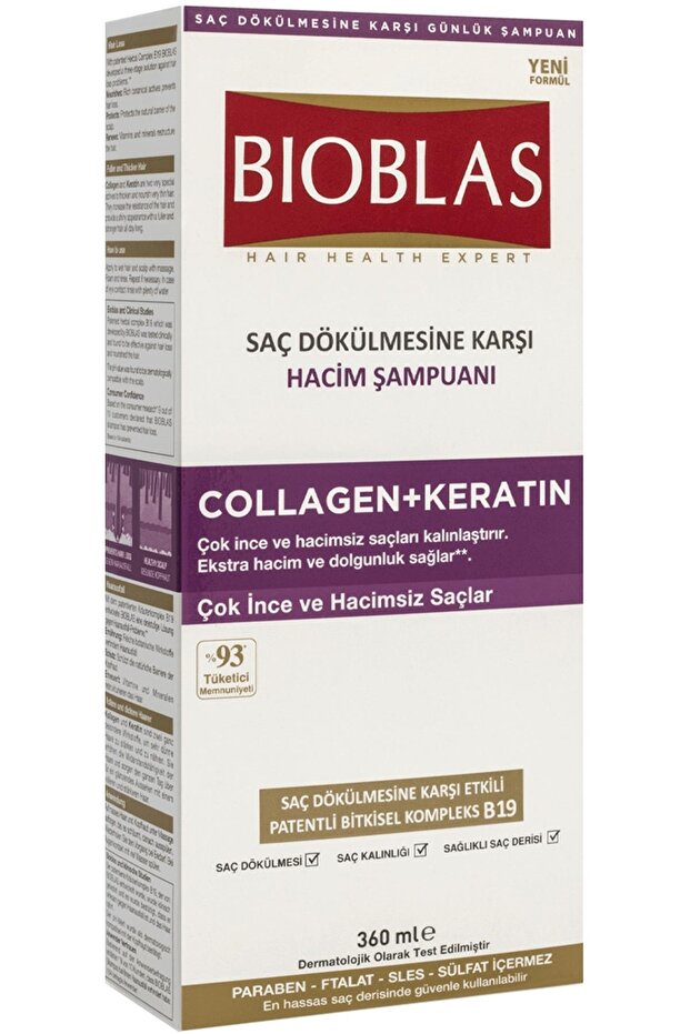 Collagen And Keratin Şampuan 360 Ml - 1