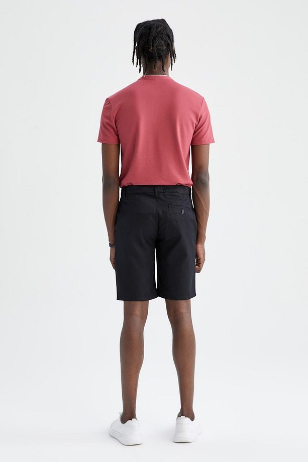 Regular Fit Bermuda Şort - 7