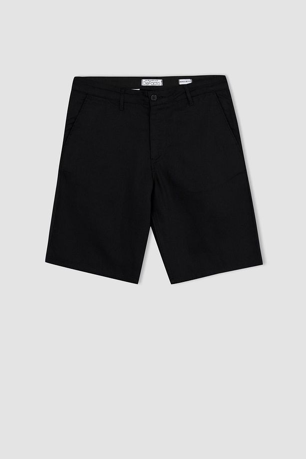Regular Fit Bermuda Şort - 8