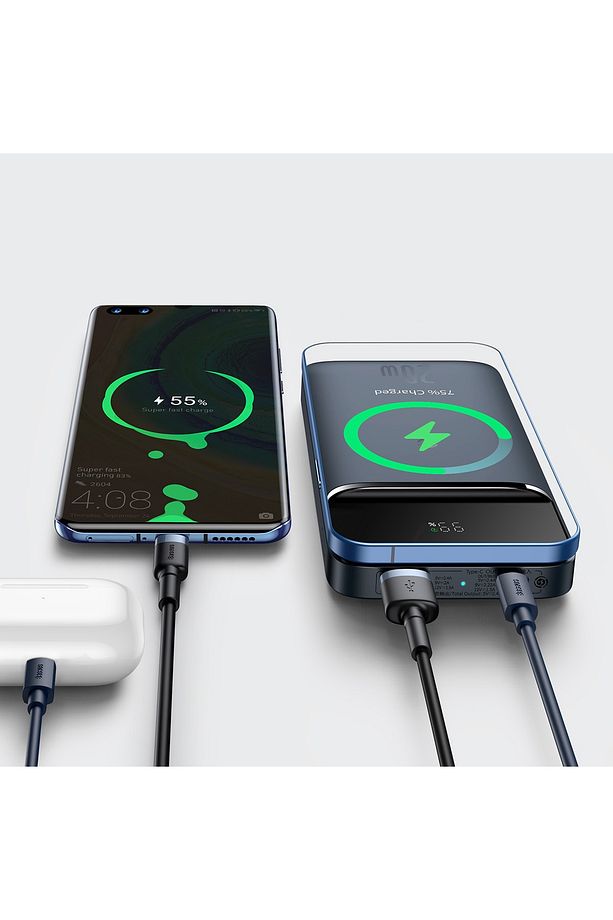 htcx Magsafe 2022 Edition Overseas 20w 10.000 Mah Kablosuz Şarjlı Powerbank Mavi Tex Yeni Model De - 6