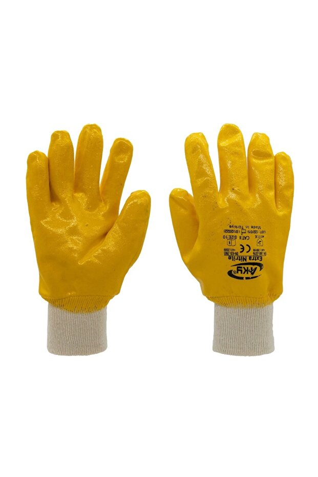 Ekstra Nitril Eldiven Tam Kaplı - No:10 - 1