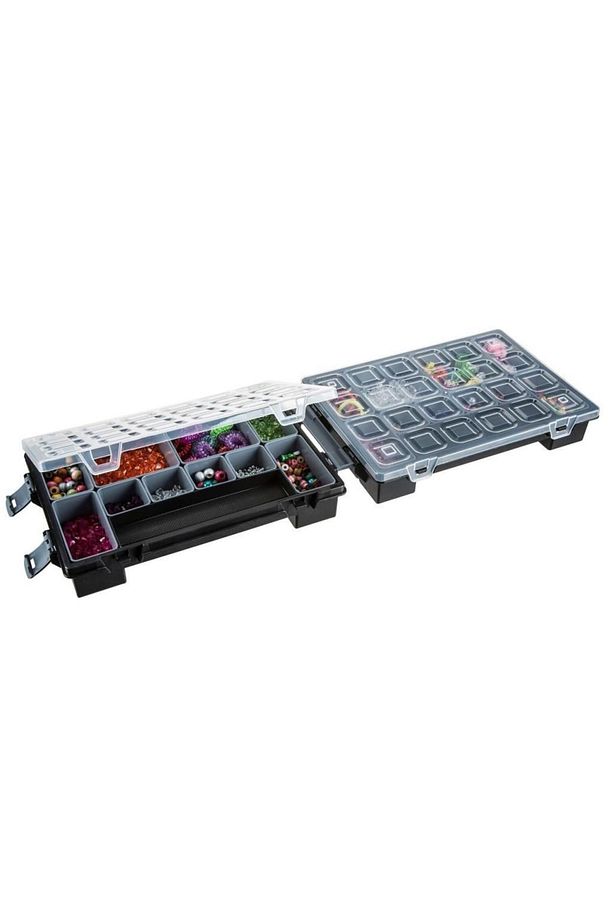 Twin Malzeme Kutusu Siyah T-org-11 Inch Organizer Çanta - 2