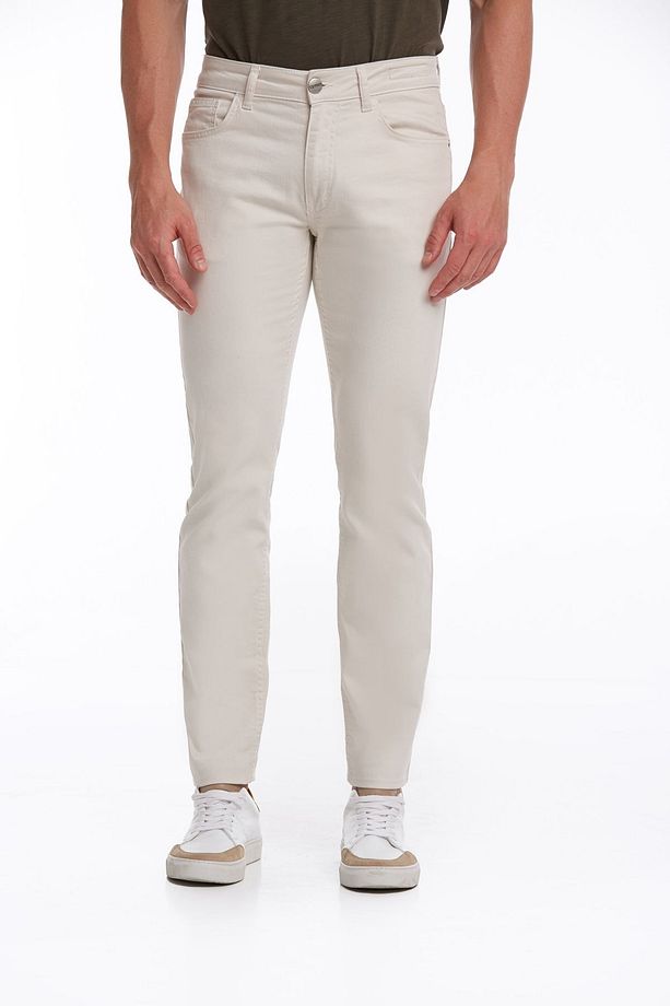 Taş Regular Fit Düz Pamuklu 5 Cep Kot Pantolon - 3