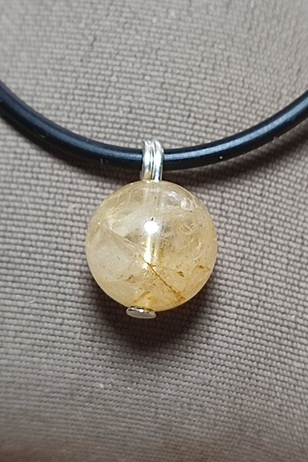 Sitrin Taşı Kolye - 1