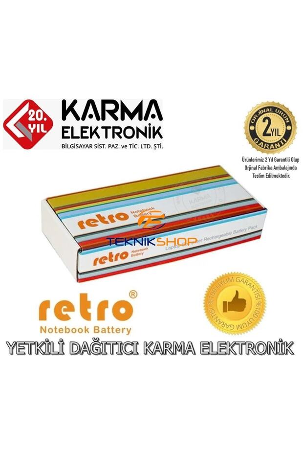 Latitude E6400, E6410, E6500 Notebook Bataryası, Pili / Rdl-103 - 3