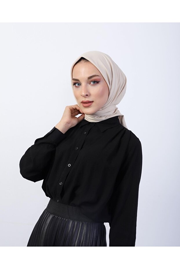 Pamuk Cazz Eşarp - 1