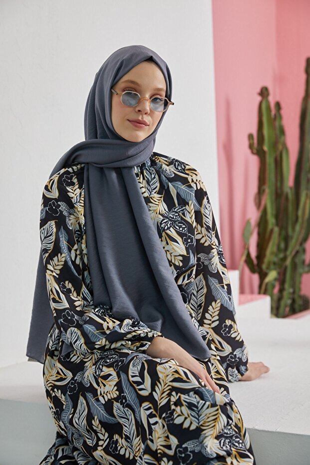 Ipekli Caz Antrasit - 1