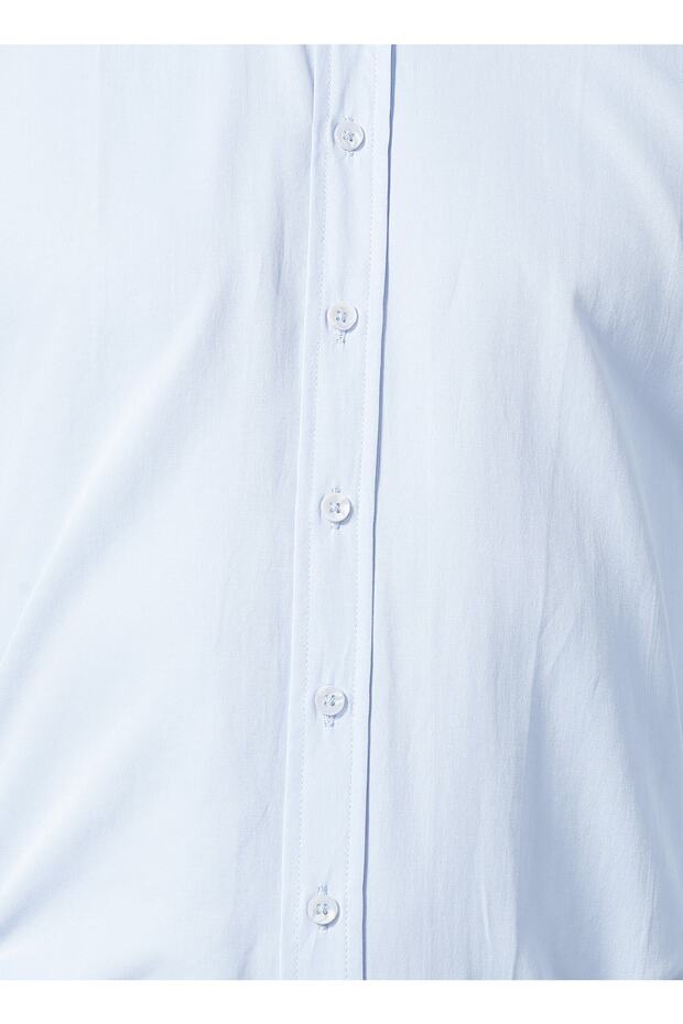 Gömlek, M, Mavi - 5