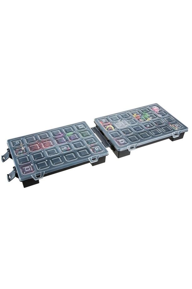Twin Malzeme Kutusu Siyah T-org-11 Inch Organizer Çanta - 3