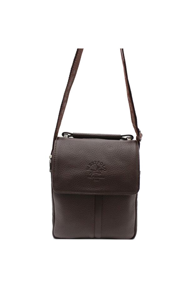Wp-5003 Men's Hand and Shoulder Strap Bag Brown