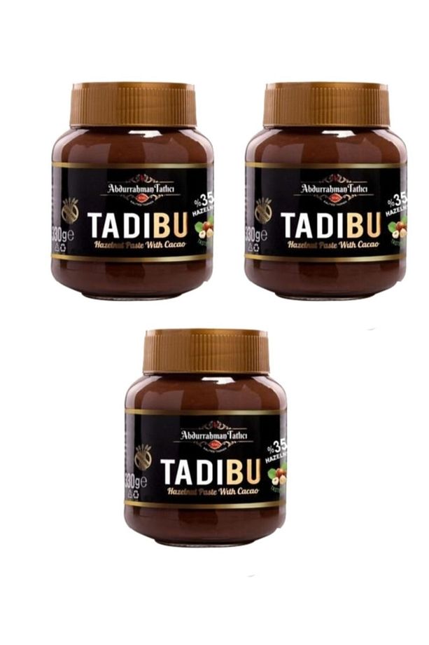 Tadıbu Kakaolu Fındık Kreması 3 Adet 330gr*3 - 1