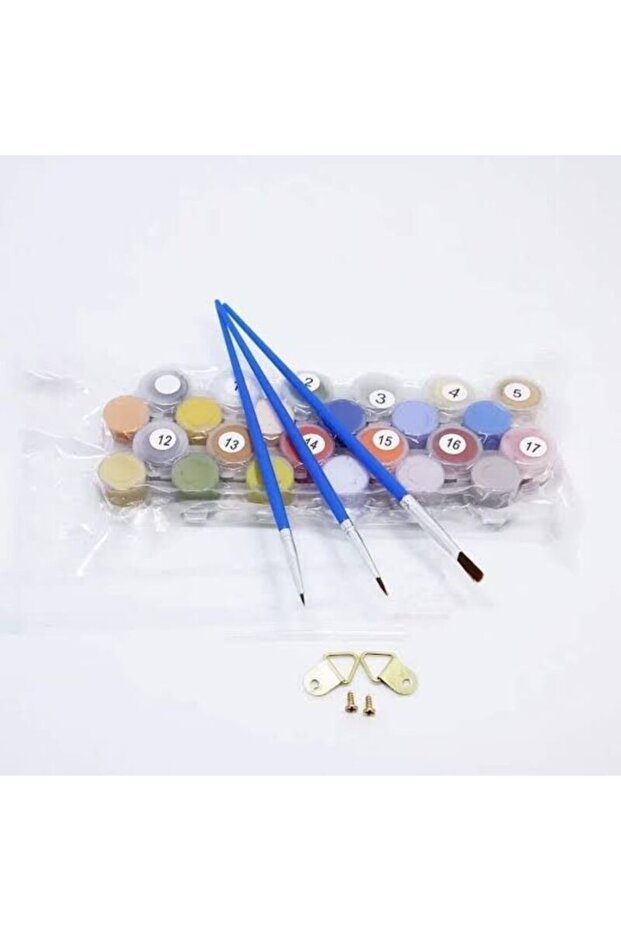 Fırça Boya Seti 24 Lü Boya Set - 1