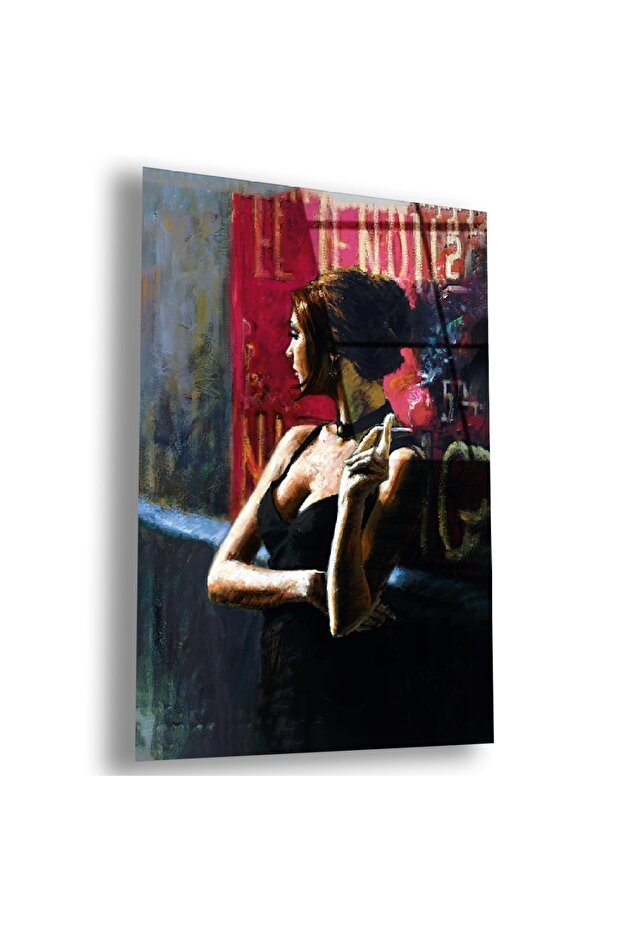 Unbreakable Glass Beautiful Woman Painting