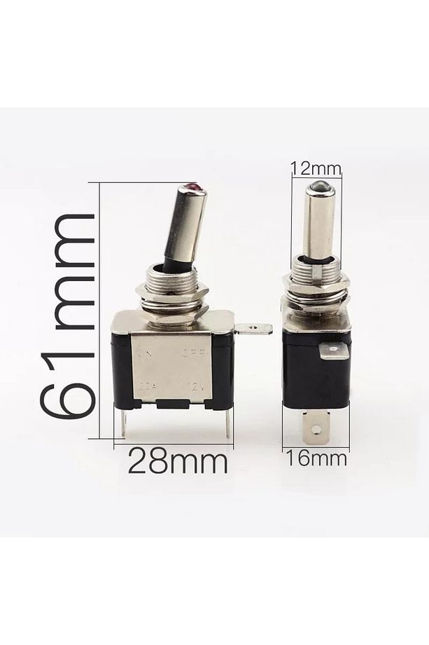 12volt Dc 20amper Toggle Switch On-off Işıklı - 6