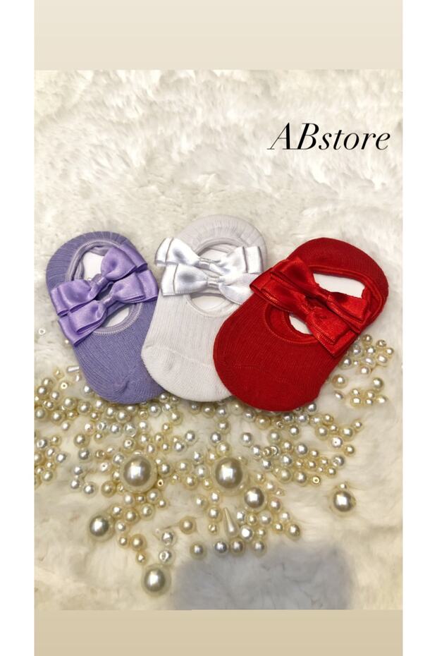 3-Piece Bow Baby/Child Ballerina Socks