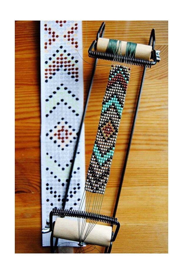 Bead Weaving Loom, 1st Quality Wooden and Metal Beads