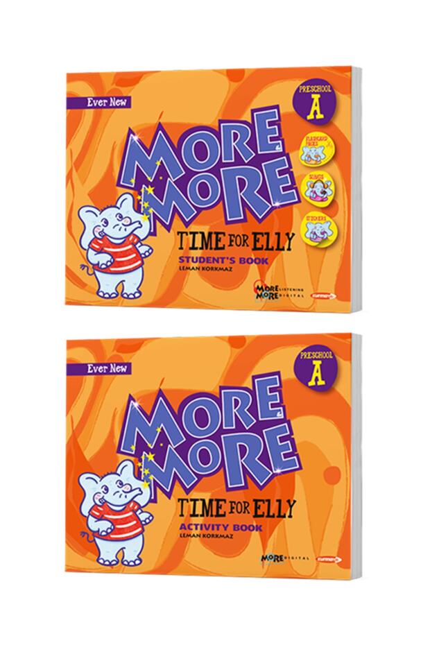 Kindergarten And Preschool 4.5 Years Old More & More Time For Elly (a) Student's Book & Activity Book