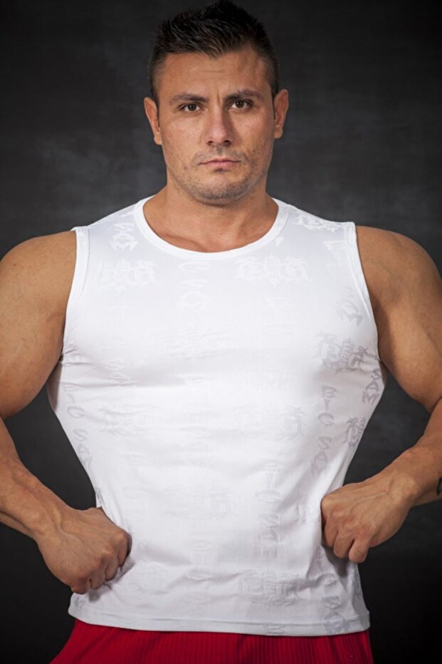 Patterned Zero Sleeve Undershirt 2222 - 2