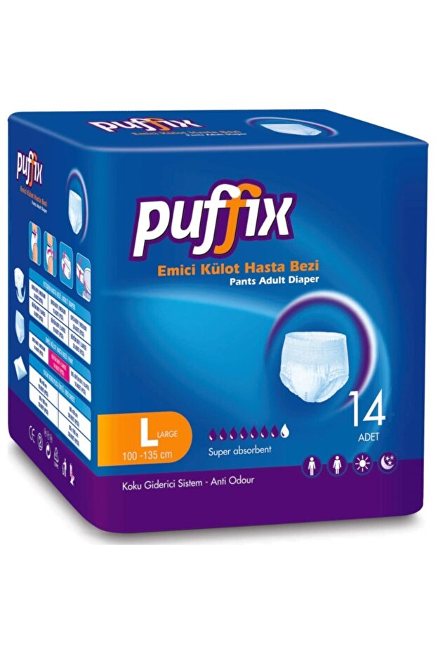 Patient Diaper Absorbent Briefs Large