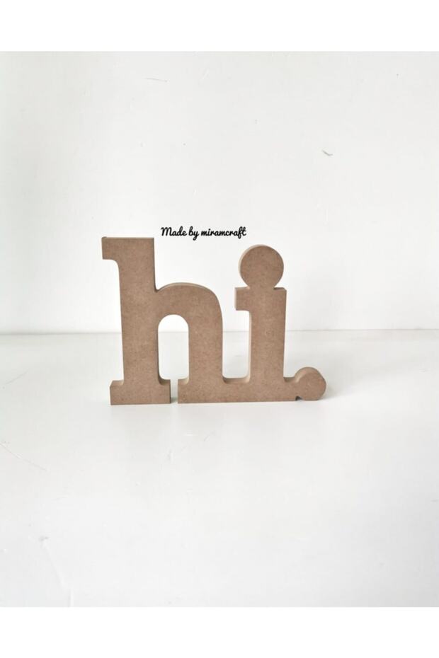 Raw MDF Colored Text - 1