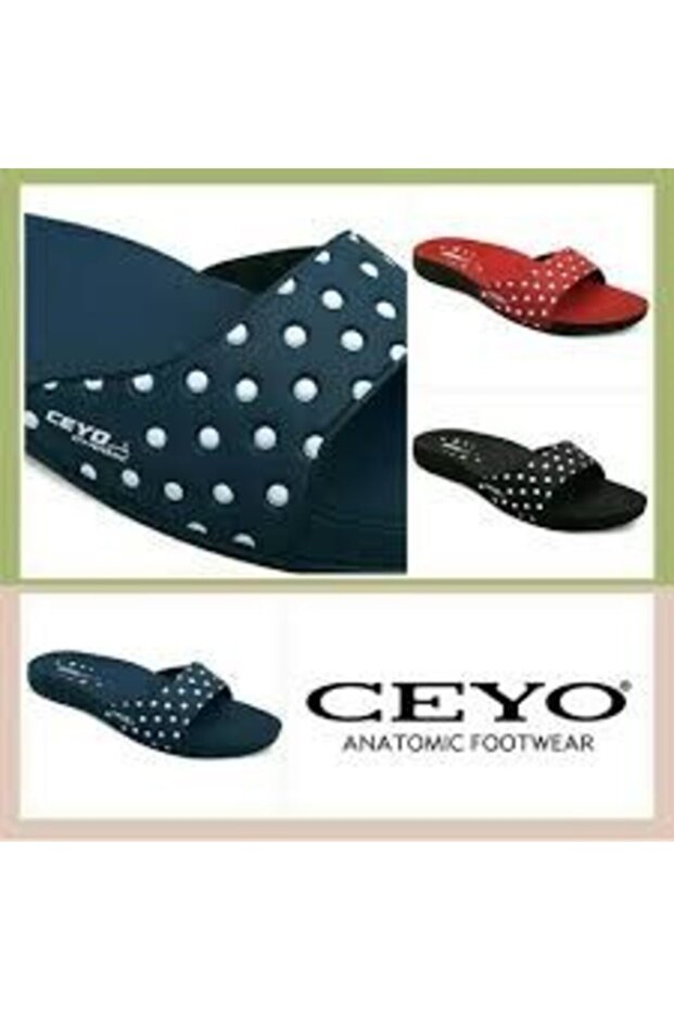 9814-4 Kırmızı Bayan Anatomik Terlik - 4