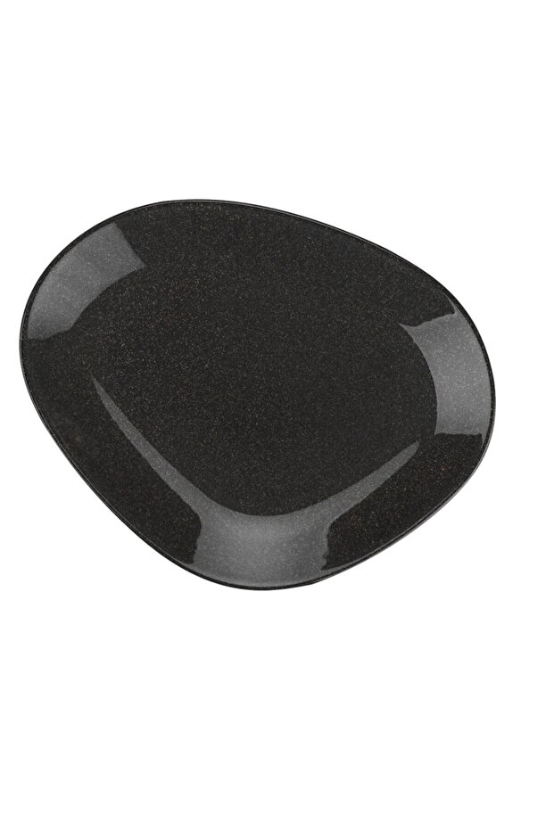 Galaxy Series 2-Piece 30 cm Flat Plate Glossy Anthracite Color