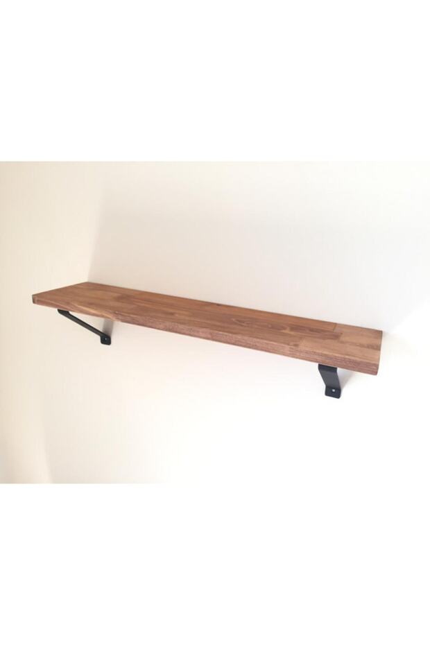 Masif Ahşap Duvar Rafı - 1
