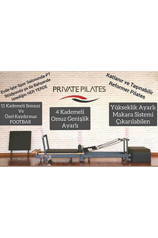 Premium Foldable ( Katlanabilir ) Reformer - 3