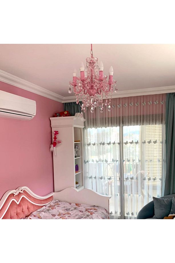 34 Cm Pembe Avize - 2
