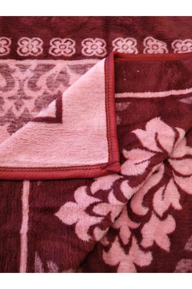 Çift Kişilik Lüks Peluş Uşak Battaniyesi (2,75kg, Akrilik-pamuk-polyester) - 2