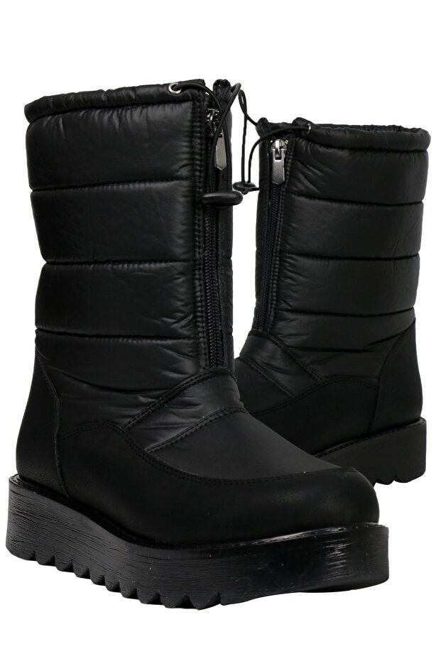 Siyah Kadın Kar Botu - 3