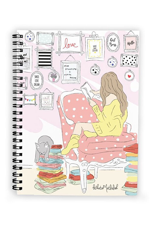 Gift - N003 A5 Design Spiral Notebook - Home Enjoyment Notepad