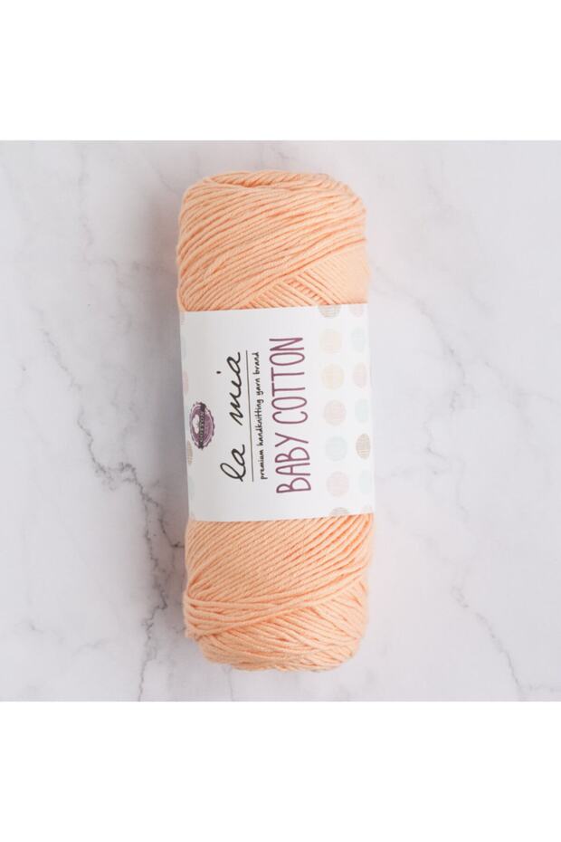 La Mia Baby Cotton Salmon Hand Knitting Yarn - L026