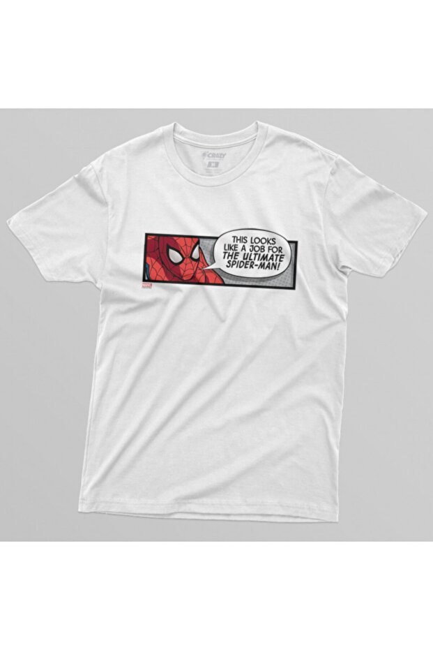 Spiderman Comic Panel Erkek Tişört - 4