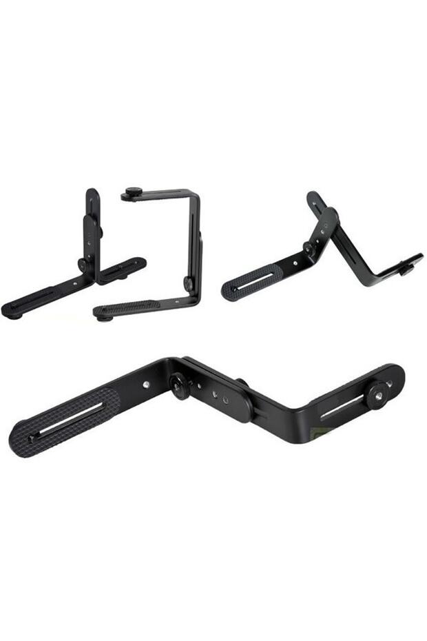 Ayarlanabilir Flash Bracket, L Şekli Flaş Dirseği - 5