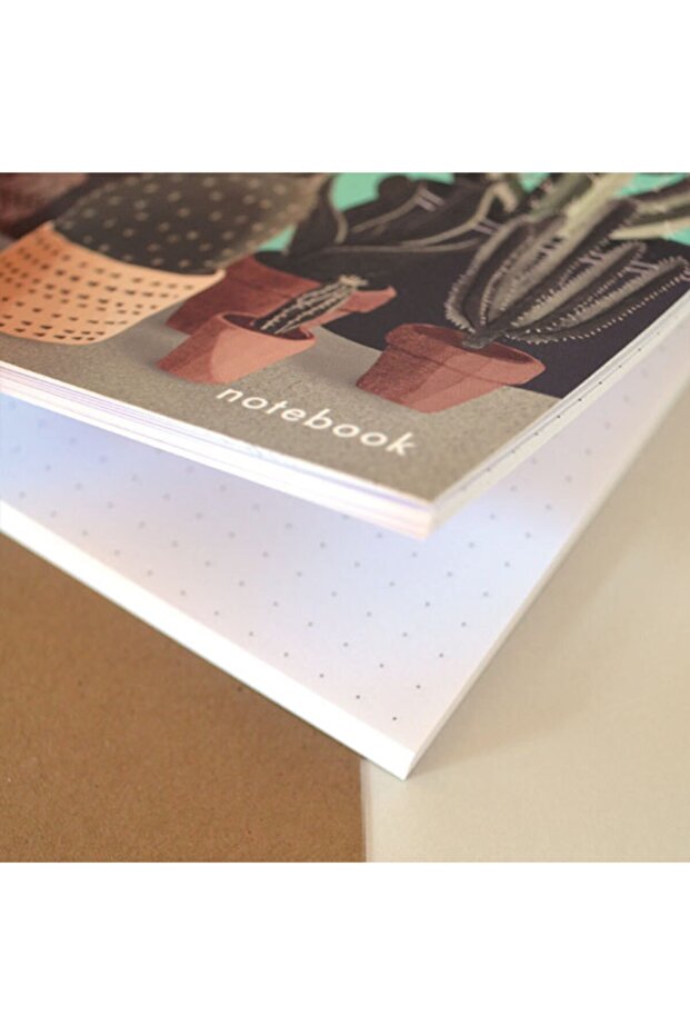 Cactus Noktalı Defter (A5) - 5