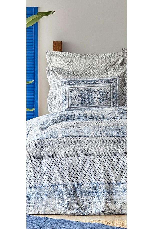 Gianna Indigo Tek Kişilik Pike Takımı - 1
