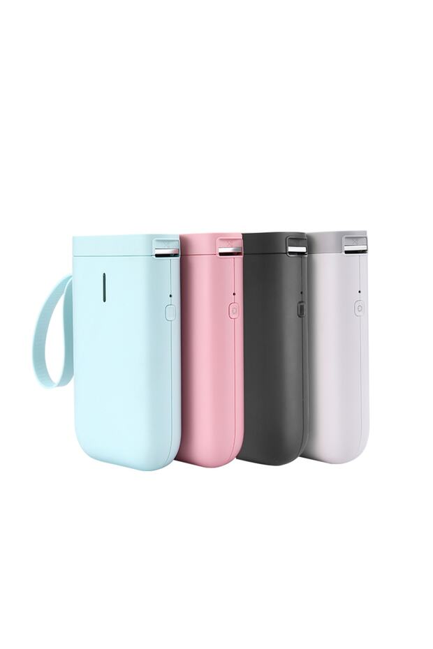 D11 Etiket Makinesi Kablosuz Taşınabilir Termal Bluetooth - Usb Şarjlı Yeşil - 8