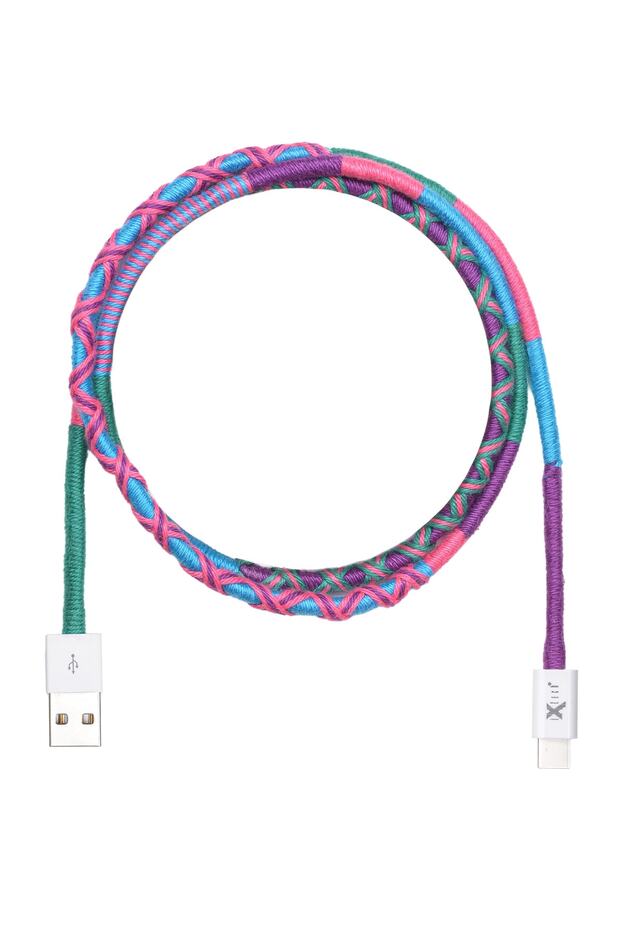 Magnolia El Örgüsü Usb To Lightning Data Ve Hızlı Şarj Kablosu - 1